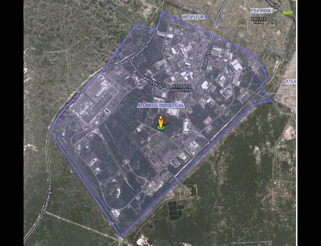 M² VACANT LAND FOR SALE IN ATLANTIS INDUSTRIAL